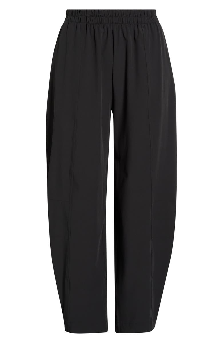 Zella Atlas High Waist Utility Adjustable Ankle Pants, Alternate, color, Black