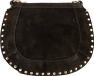 Persaman New York Adele Studded Suede Crossbody Bag