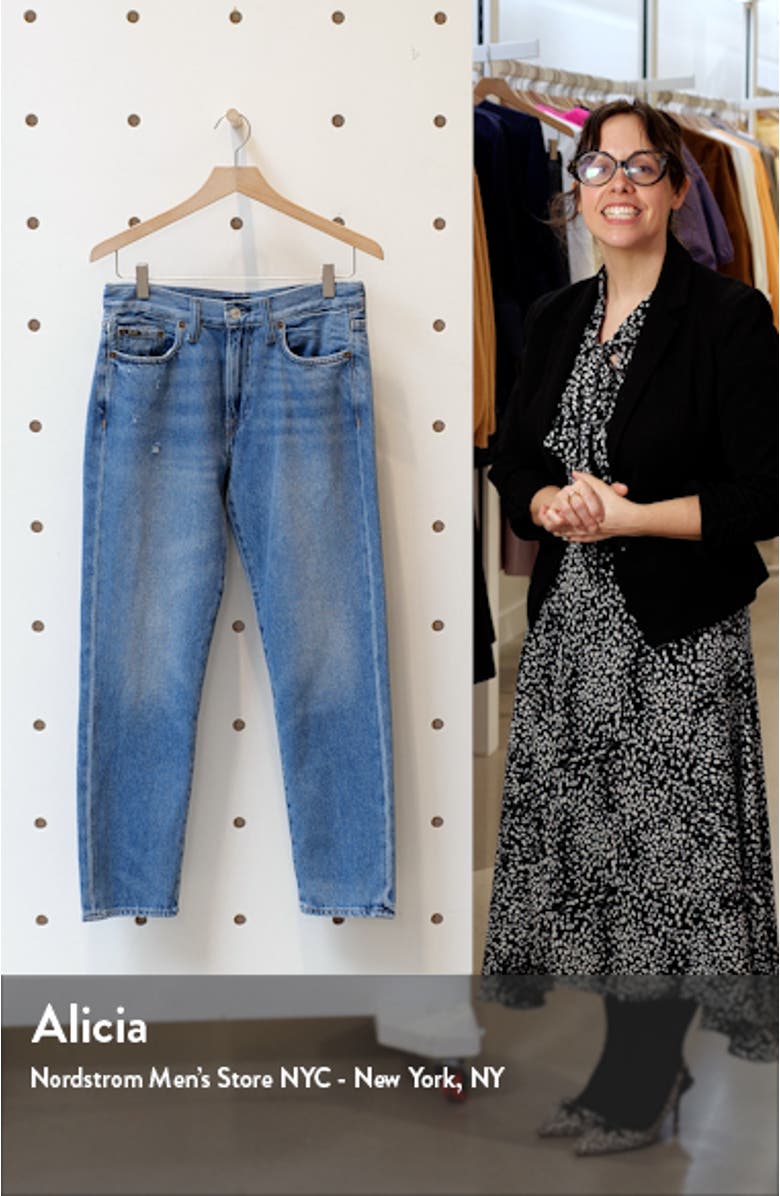 Hailey Wash Avery Boyfriend Crop Jeans, sales video thumbnail