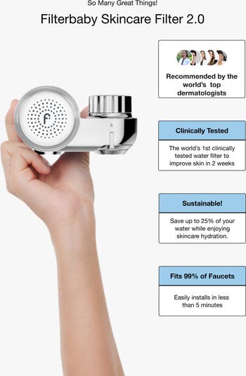 Skincare Water Filter + 2 Filter Refills $170 Value