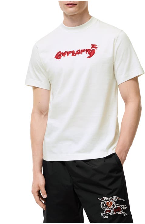 Heart Logo Cotton T-shirt