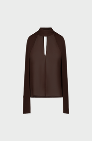 SAEMDI Elia Chiffon Scarf Top