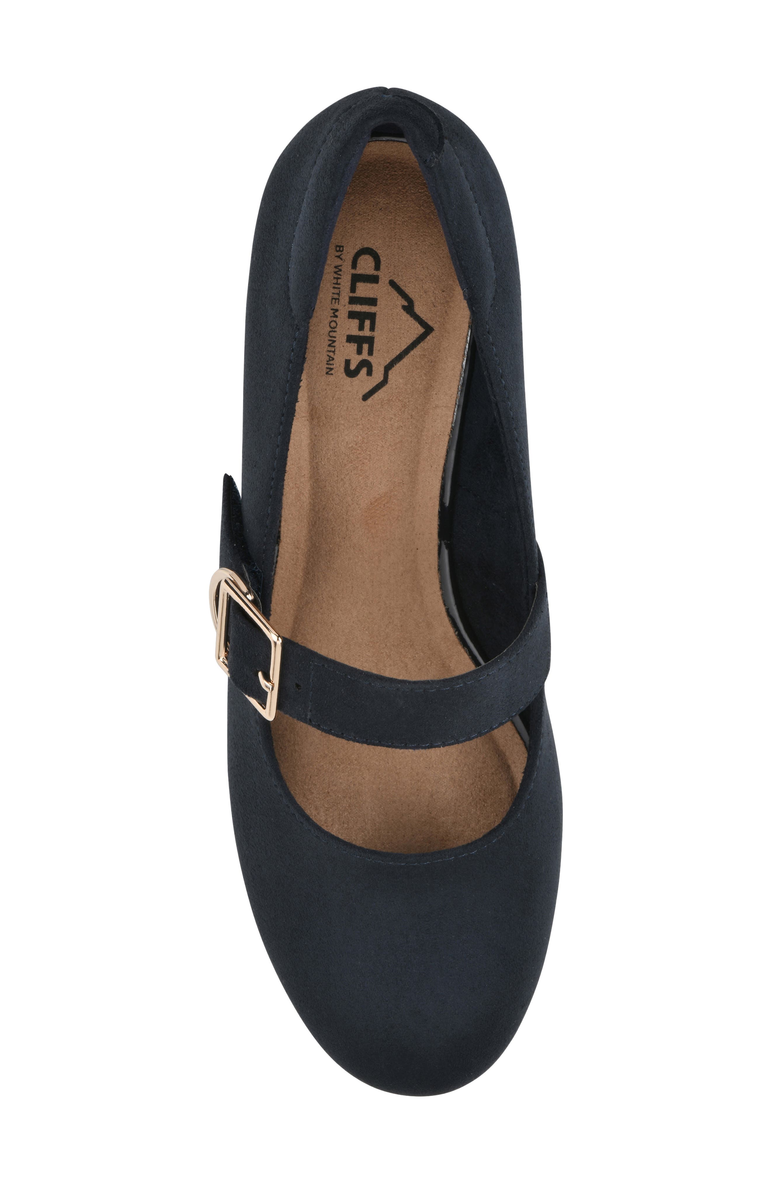 Bolford Wedge Pump, Alternate, color, NAVY/ FABRIC