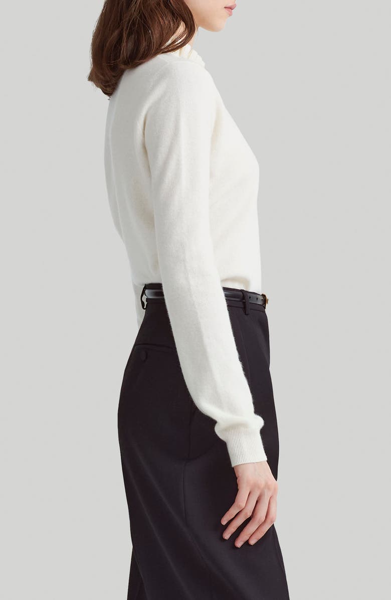 Altuzarra Circo Ruffle Neck Cashmere Sweater, Alternate, color, 