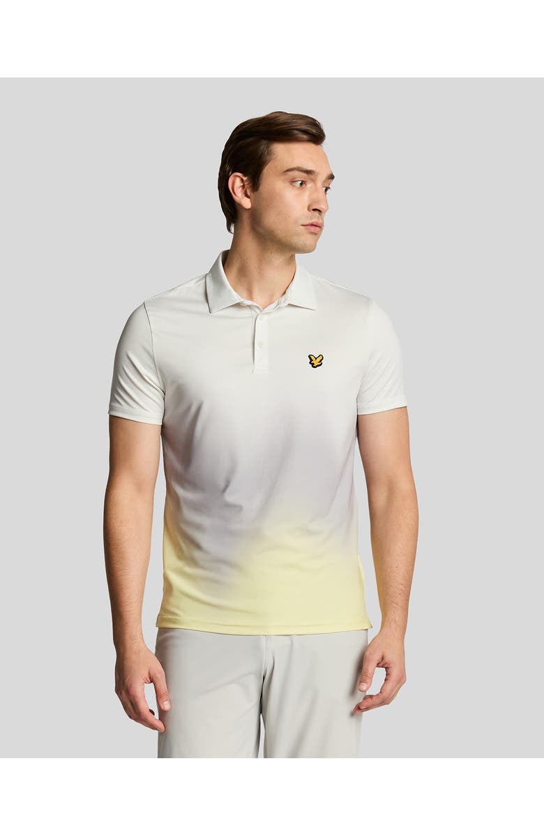 Lyle & Scott Gradient Polo Shirt, Main, color, White