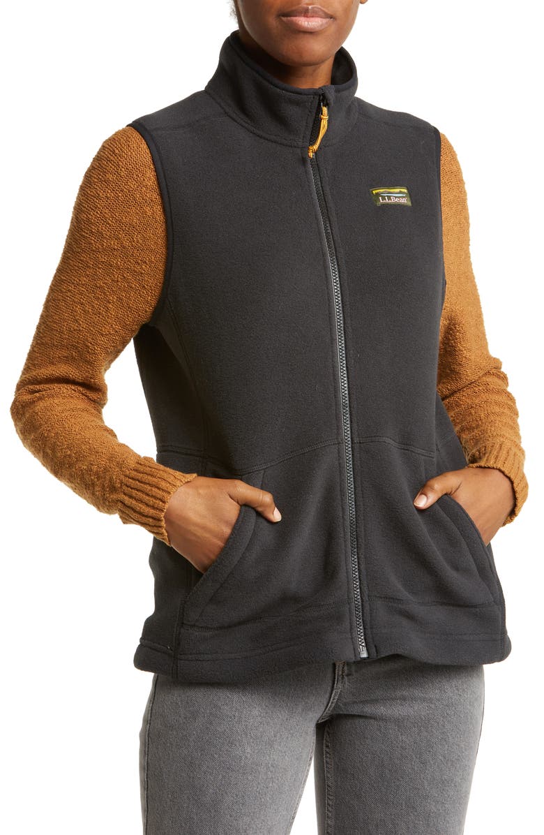 L.L.Bean Mountain Recycled Polyester Fleece Vest, Alternate, color,