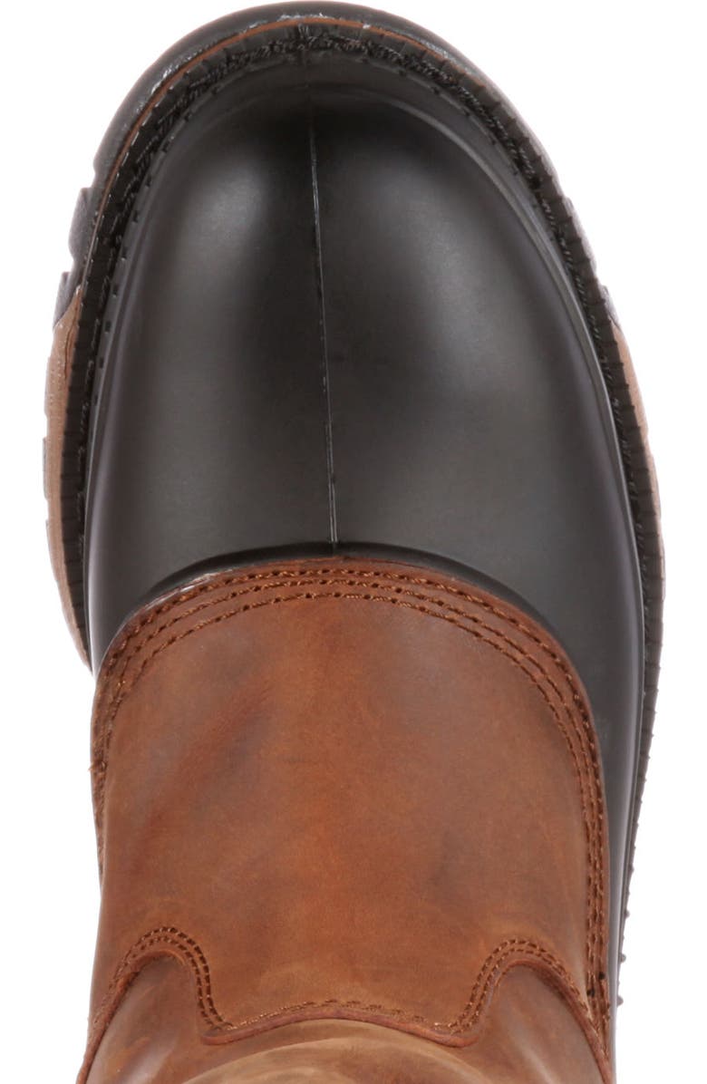 Georgia Boot Steel Toe Wellington, Alternate, color, Brown