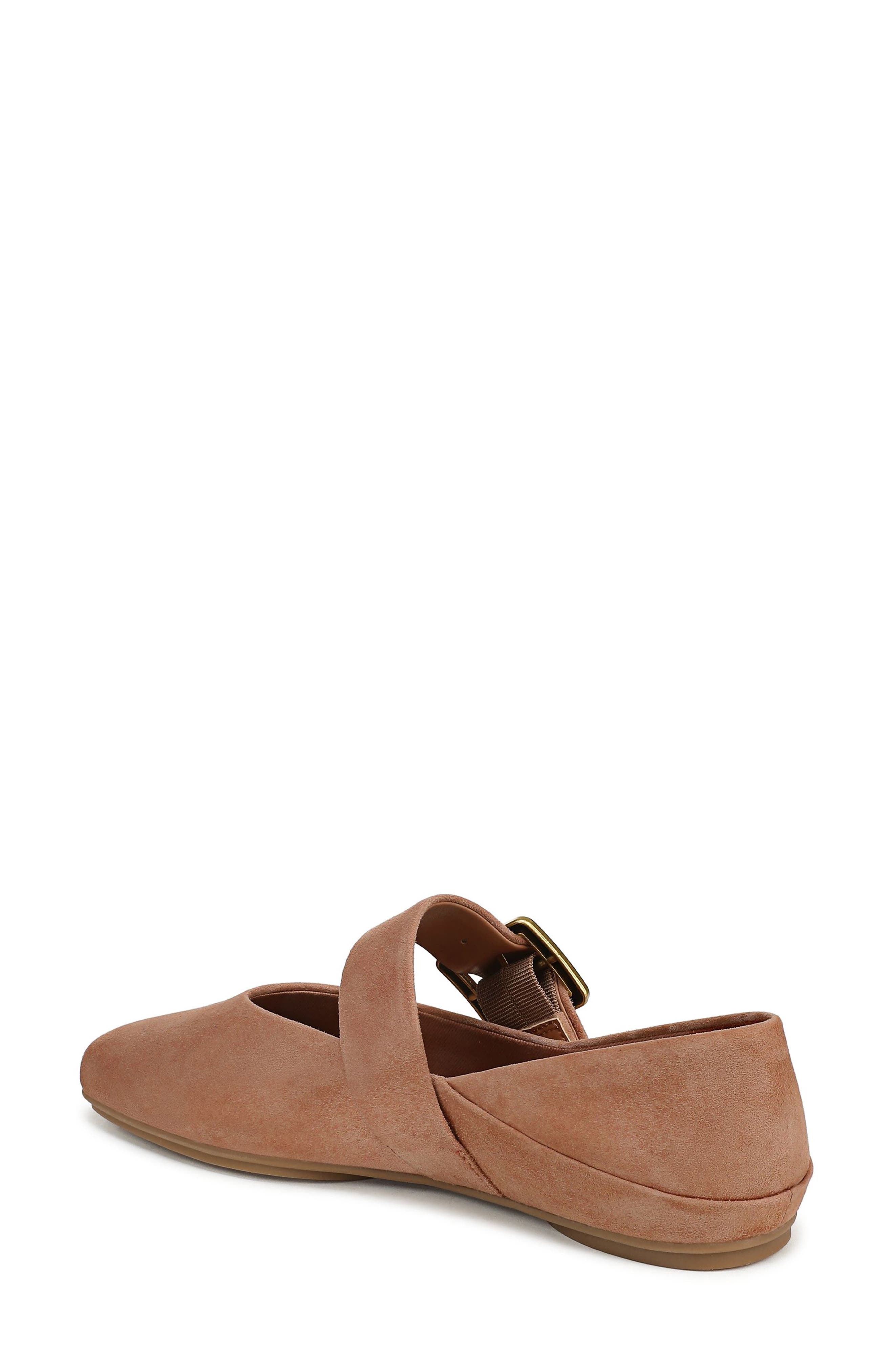 Oakes Square Toe Flat, Alternate, color, SUNSET BLUSH