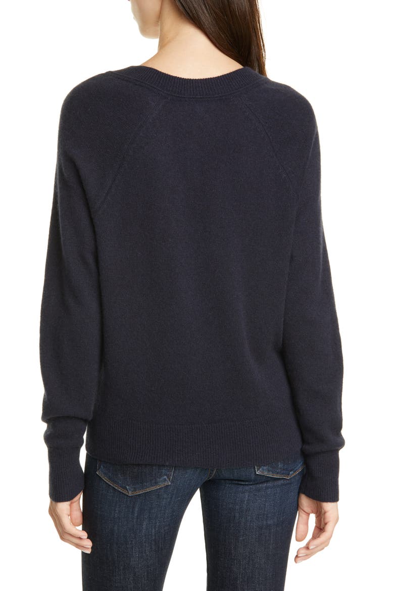 Madalene Cashmere Sweater, Alternate, color, ECLIPSE