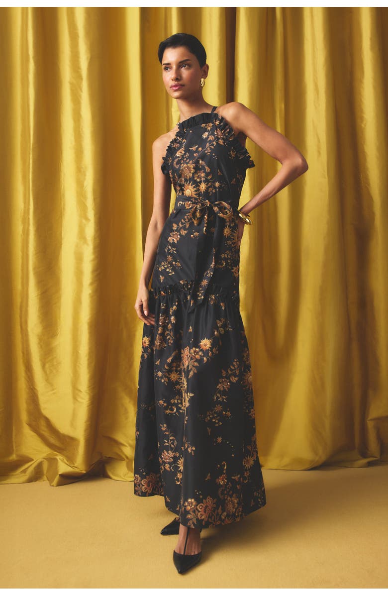 Marie Oliver Keenan Dress, Alternate, color, Black