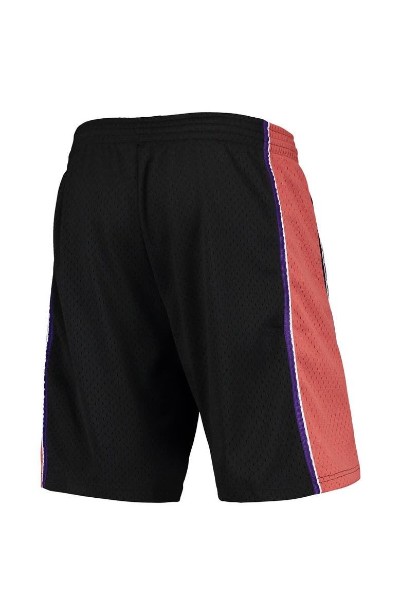 Mitchell & Ness Men's Mitchell & Ness Black Utah Jazz 1998-99 Hardwood Classics Swingman Shorts, Alternate, color,