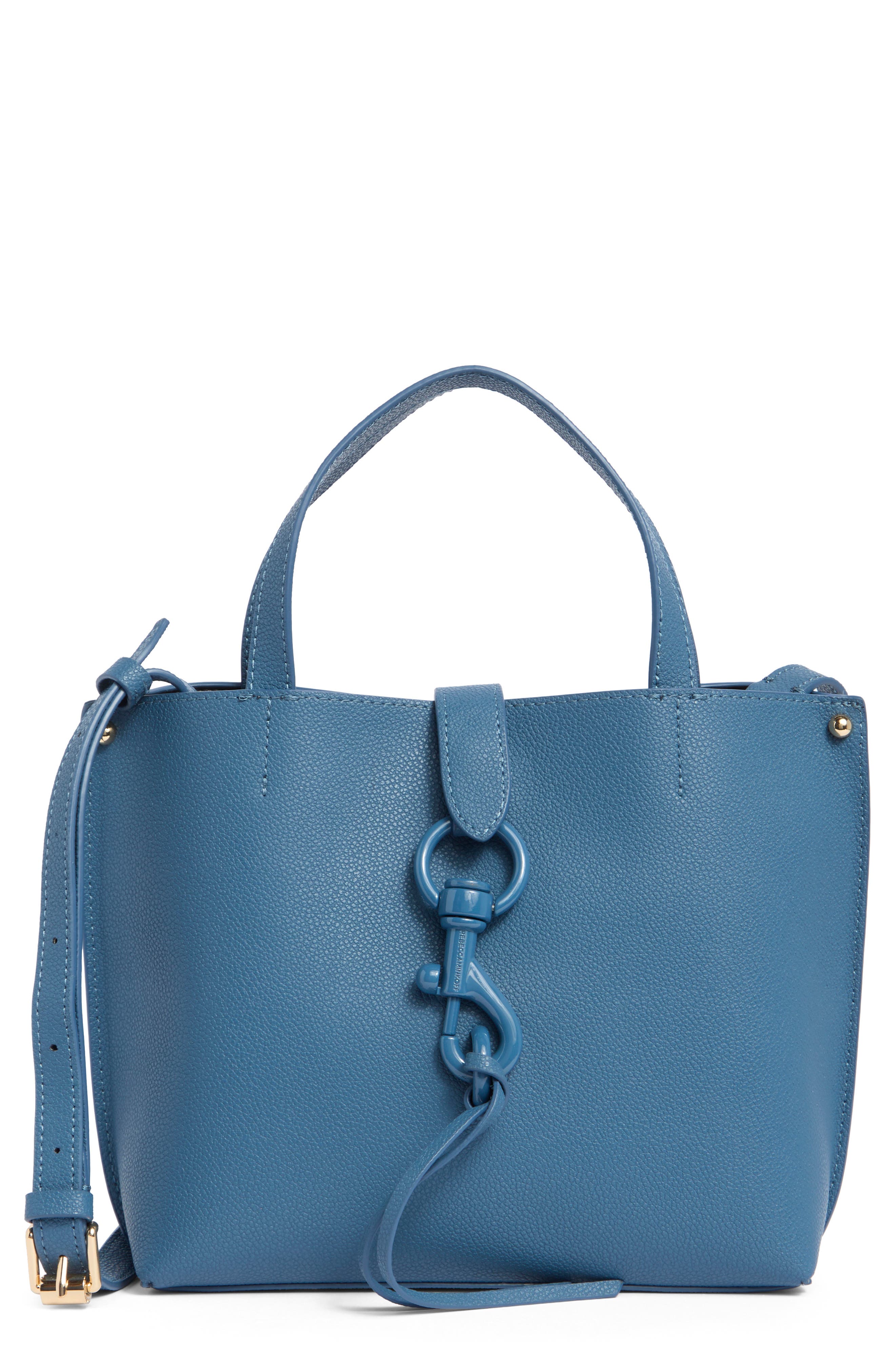 Megan Mini Tote Crossbody Bag, Main, color, CIELO