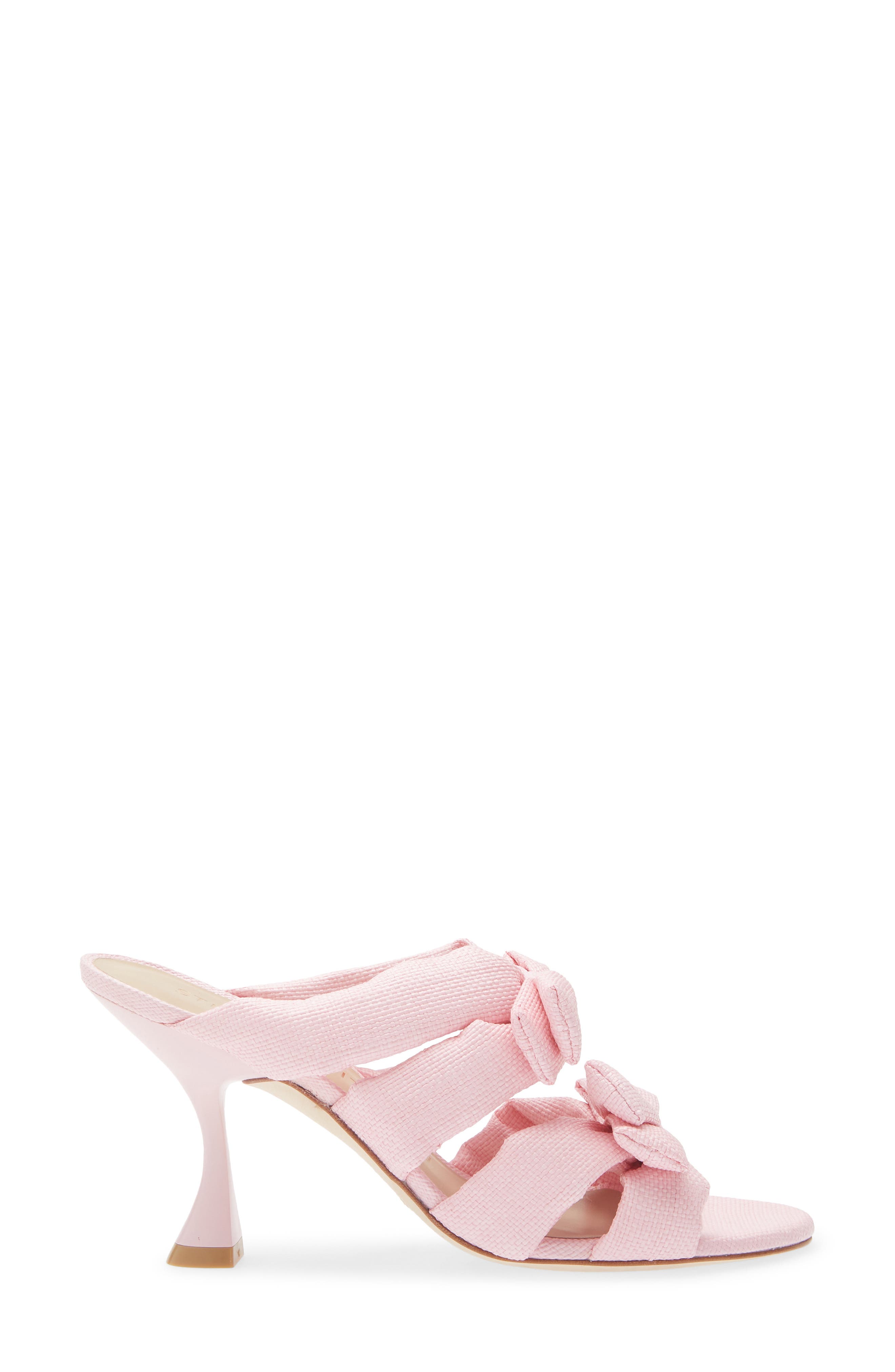 Stuart Weitzman Sofia Xcurve 85 Slide Sandal, Alternate, color, Ballet