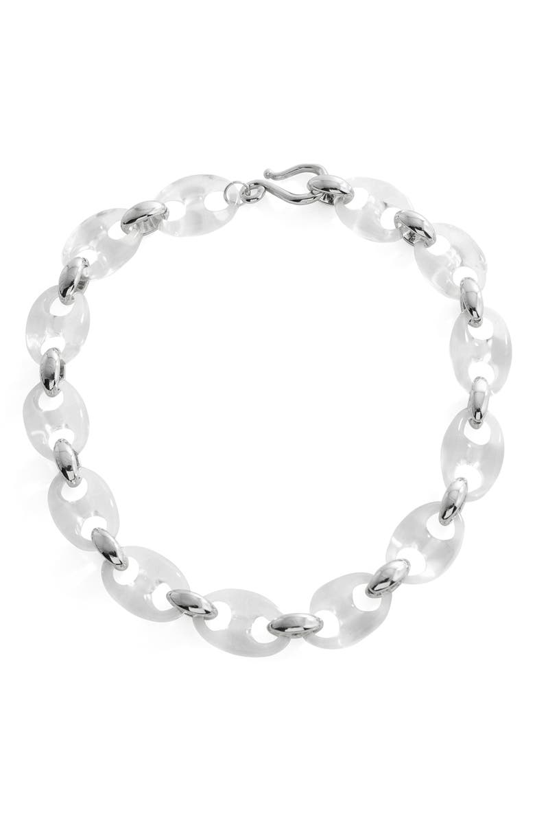 MANGO Mixed Link Necklace, Main, color,