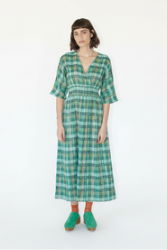 Ace & Jig Dani Cross Front Midi Dress