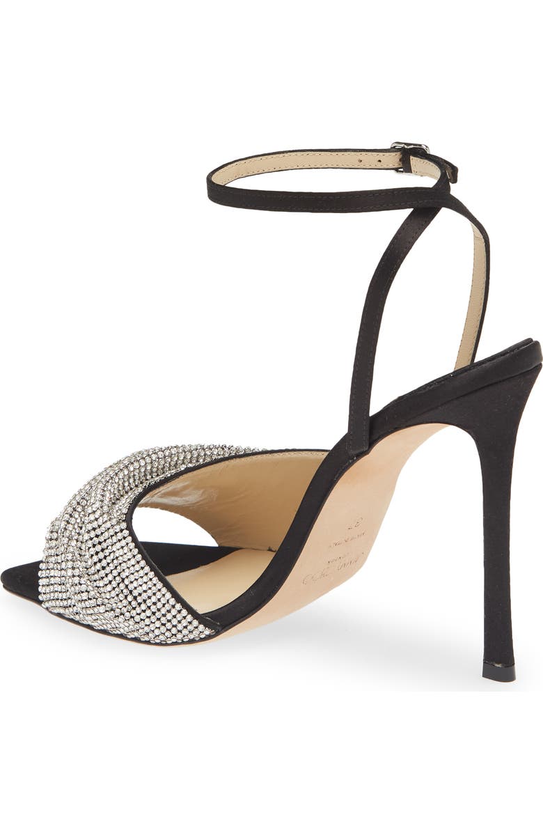 Jimmy Choo Naria Crystal Mesh Sandal, Alternate, color,