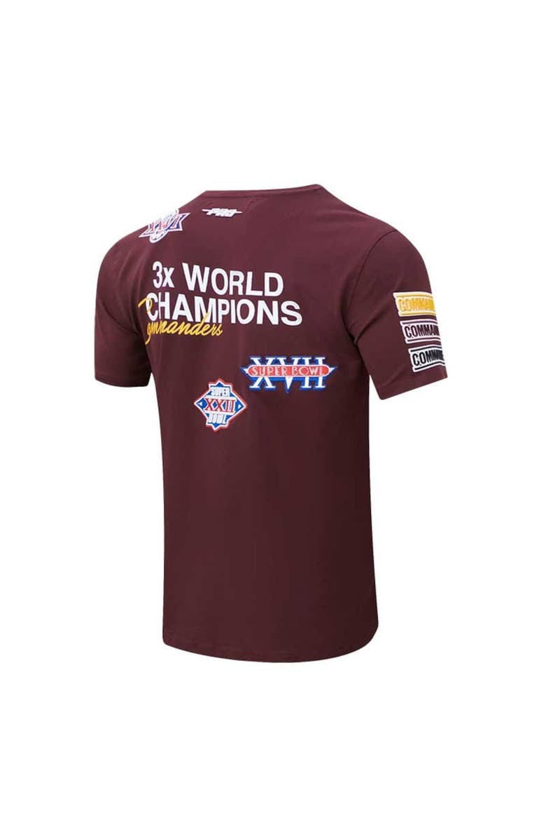 PRO STANDARD Men's Pro Standard Burgundy Washington Commanders Championship T-Shirt, Alternate, color, 
