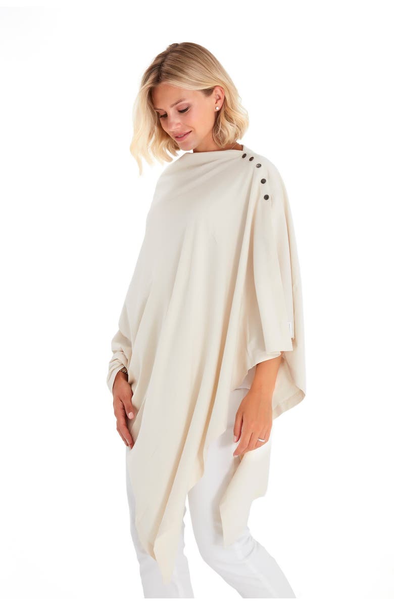 Accouchée Four in One Multipurpose Supreme Cotton Cape, Alternate, color, Beige