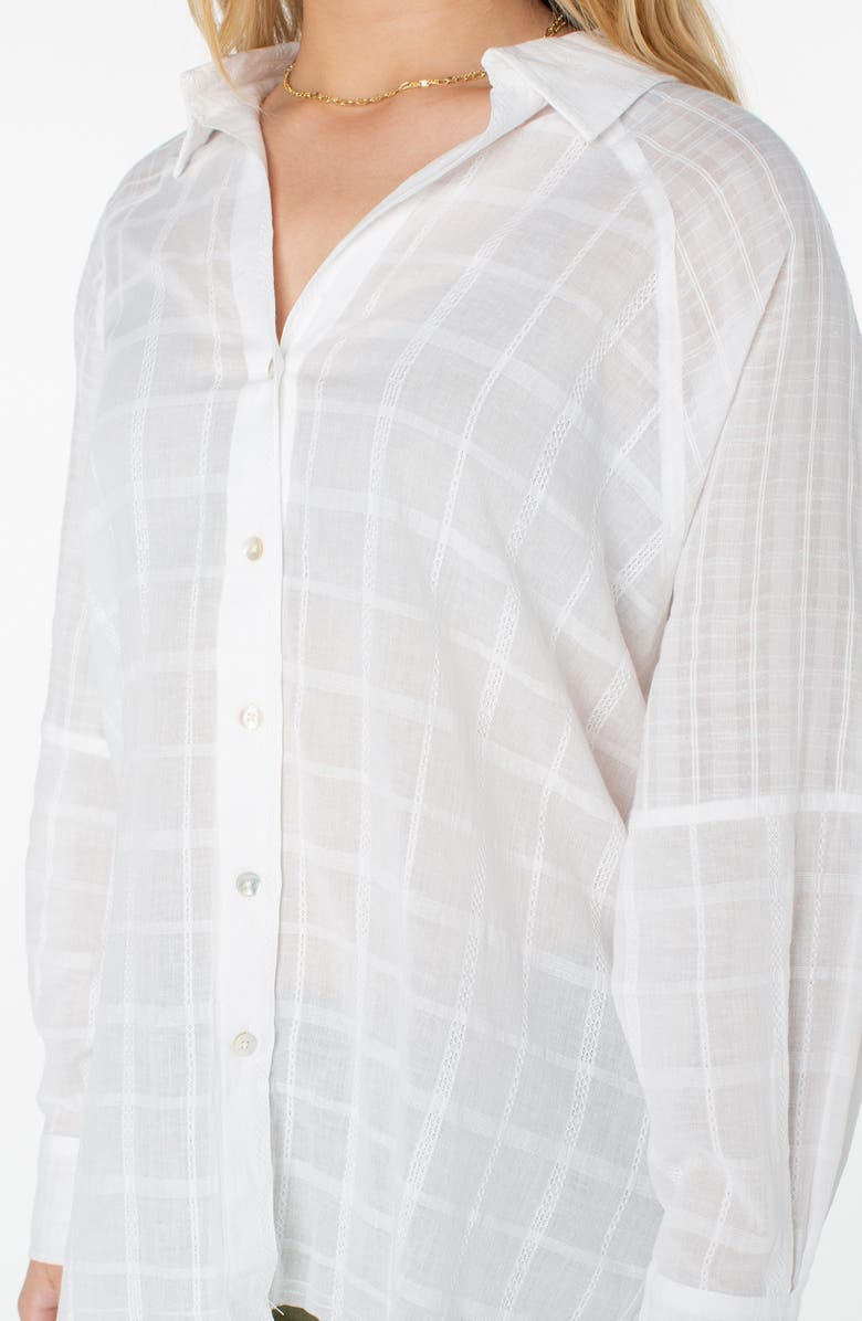 Roxy Out of Office Cotton Button-Up Shirt, Alternate, color, 