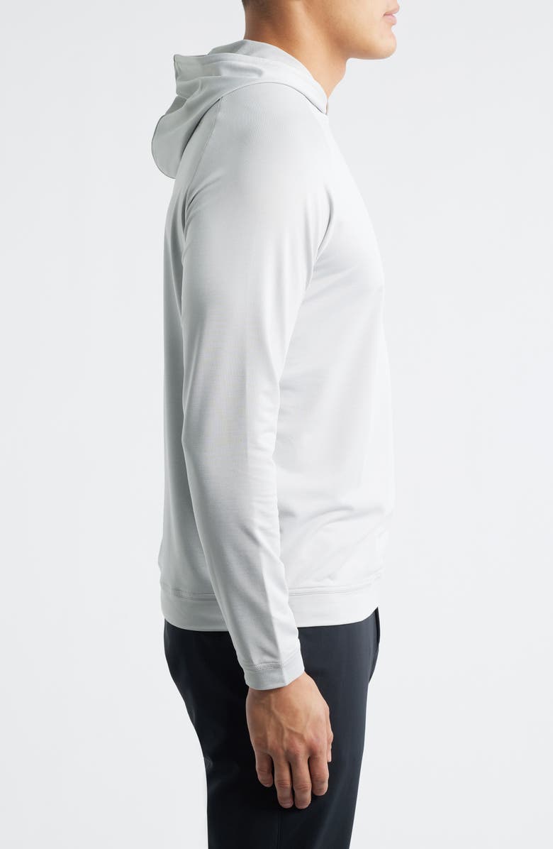 Peter Millar Pine Performance Hoodie, Alternate, color, British Grey