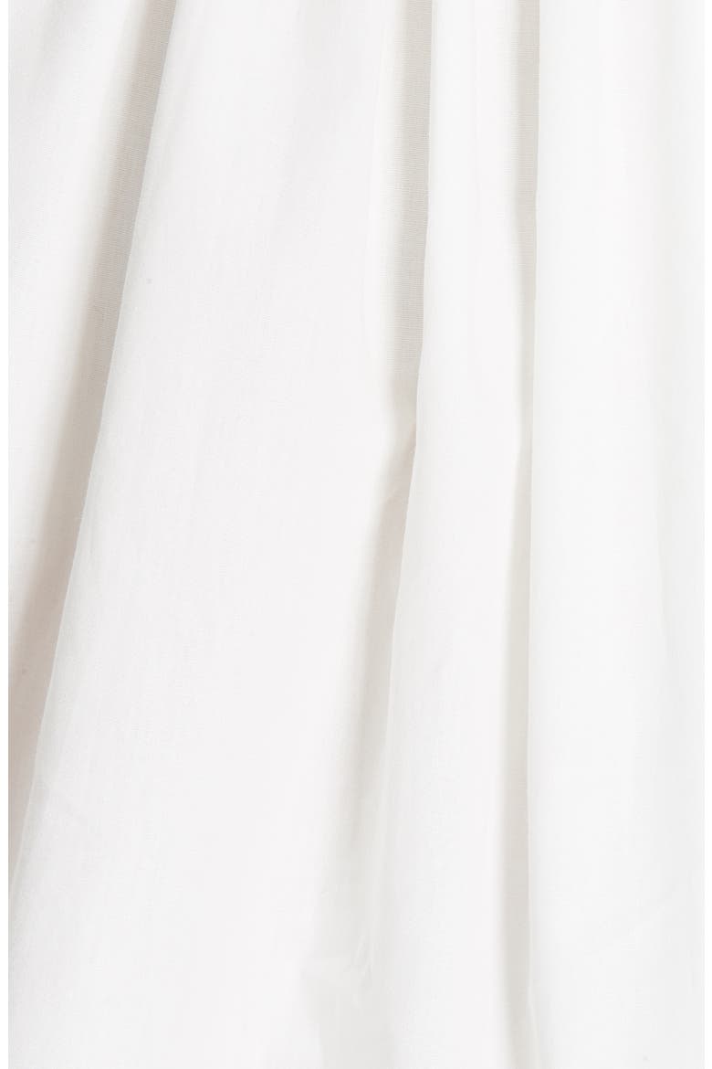 Pleated Poplin Shirtdress, Alternate, color, WHITE