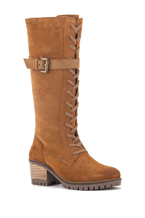 Naomi Suede Lace-Up Boot