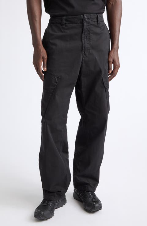 Garment Dye Stretch Twill Cargo Pants