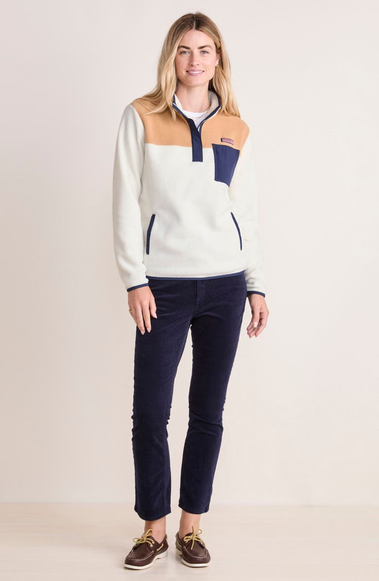 vineyard vines Harbor Fleece Half Zip, Alternate, color, 