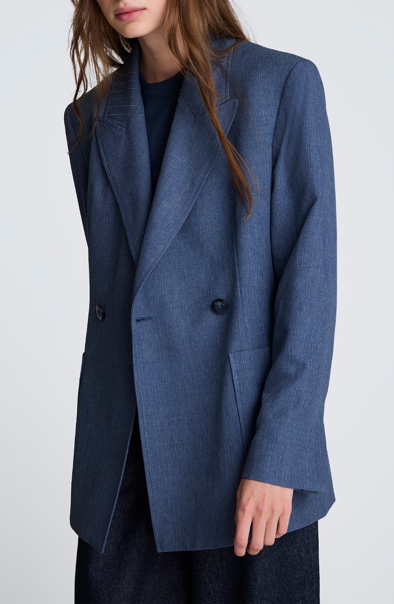 Kenneth Cole Contour Double Breasted Jacket, Alternate, color,