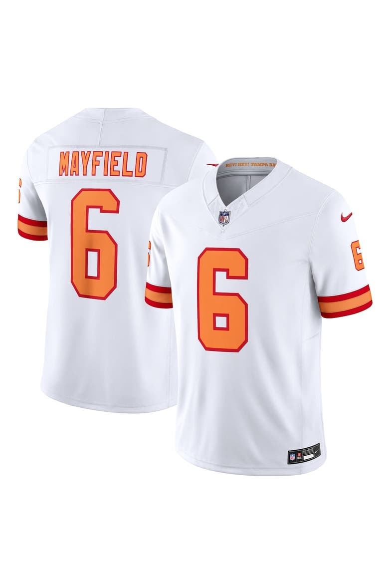 Men's Nike Baker Mayfield White '76 Tampa Bay Buccaneers  Vapor F.U.S.E. Player Limited Jersey, Main, color, White