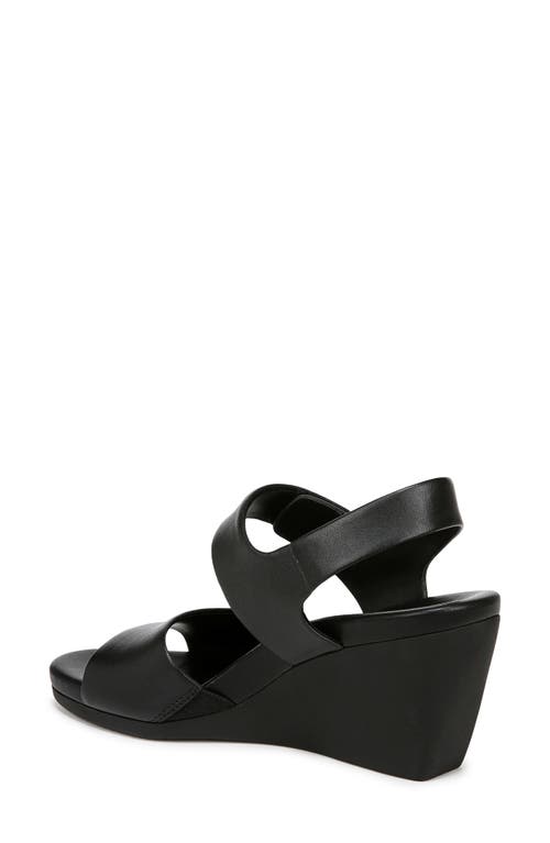 Naturalizer Imani Slingback Platform Wedge Sandal In Black