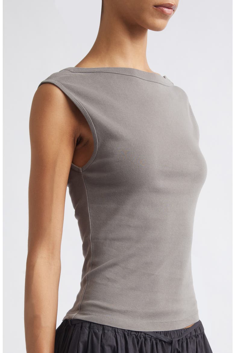 Organic Cotton Ballerina Top, Alternate, color, CLAY