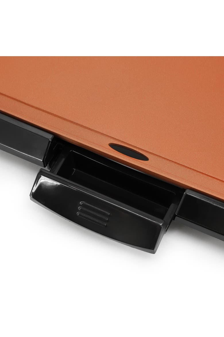 16 Inch Electric Grill in Black with Copper Coating, Alternate, color, Black