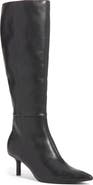 Open Edit Elara Pointed Toe Knee High Boot