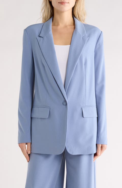 Oversize Peak Lapel Blazer