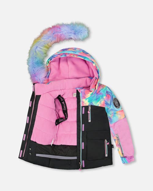 Deux Par Deux Two-piece Play Snowsuit In Multi