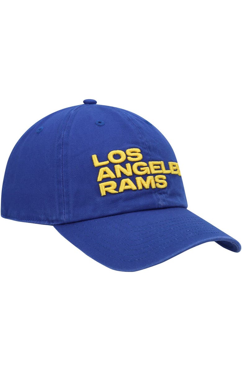 '47 Men's '47 Royal Los Angeles Rams Clean Up Team Script Adjustable Hat, Alternate, color, Royal