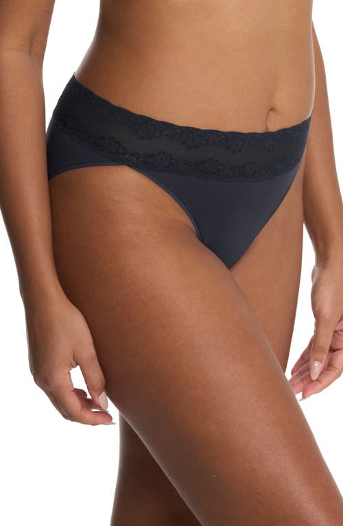 Natori Bliss Perfection One Size French Cut Briefs In Black