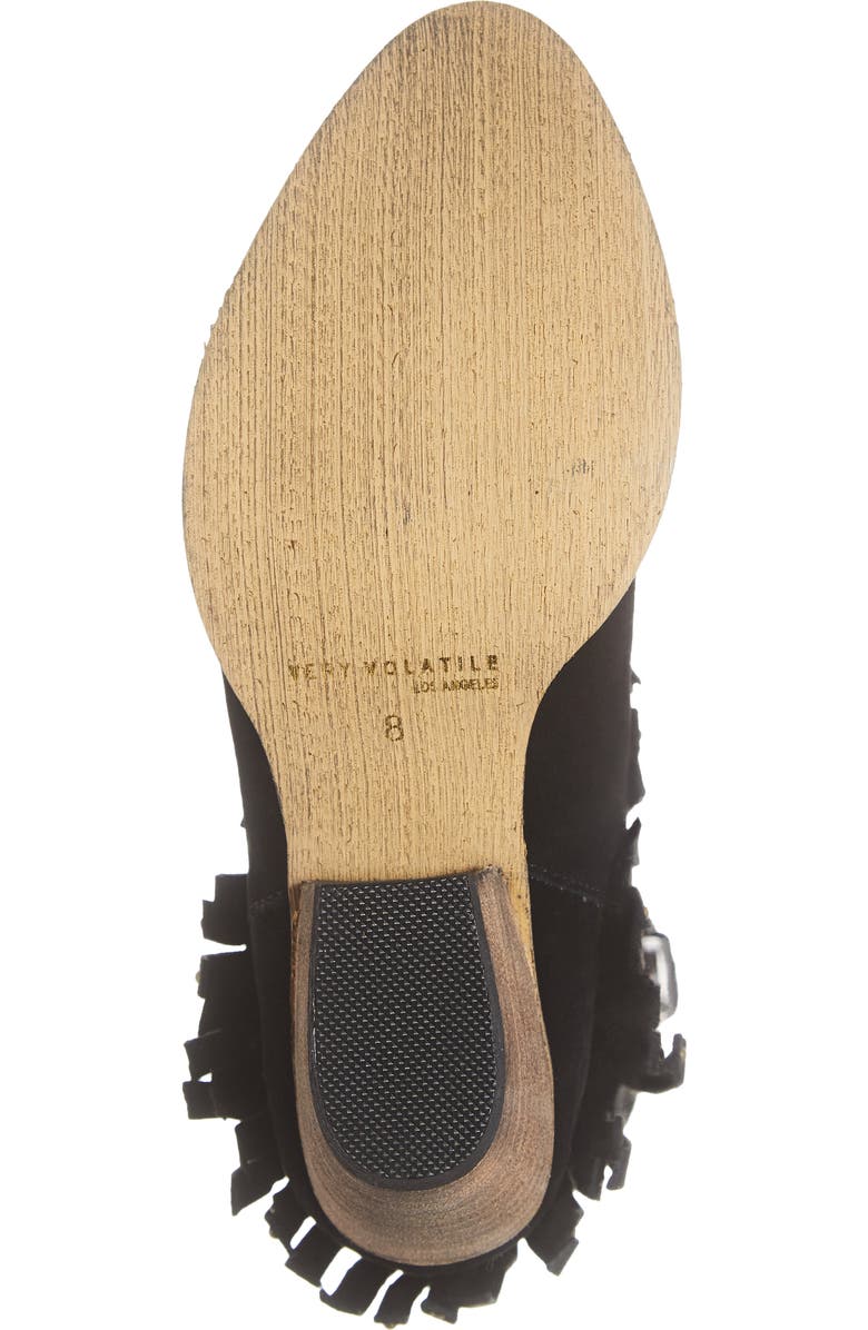 Very Volatile Anderson Fringe Western Boot, Alternate, color,
