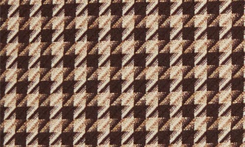 Anne Klein Houndstooth Belted Blazer In Brown