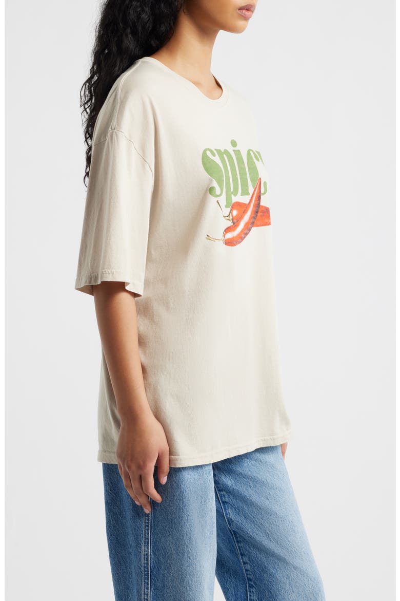 Spicy Graphic T-Shirt, Alternate, color, BIRCH