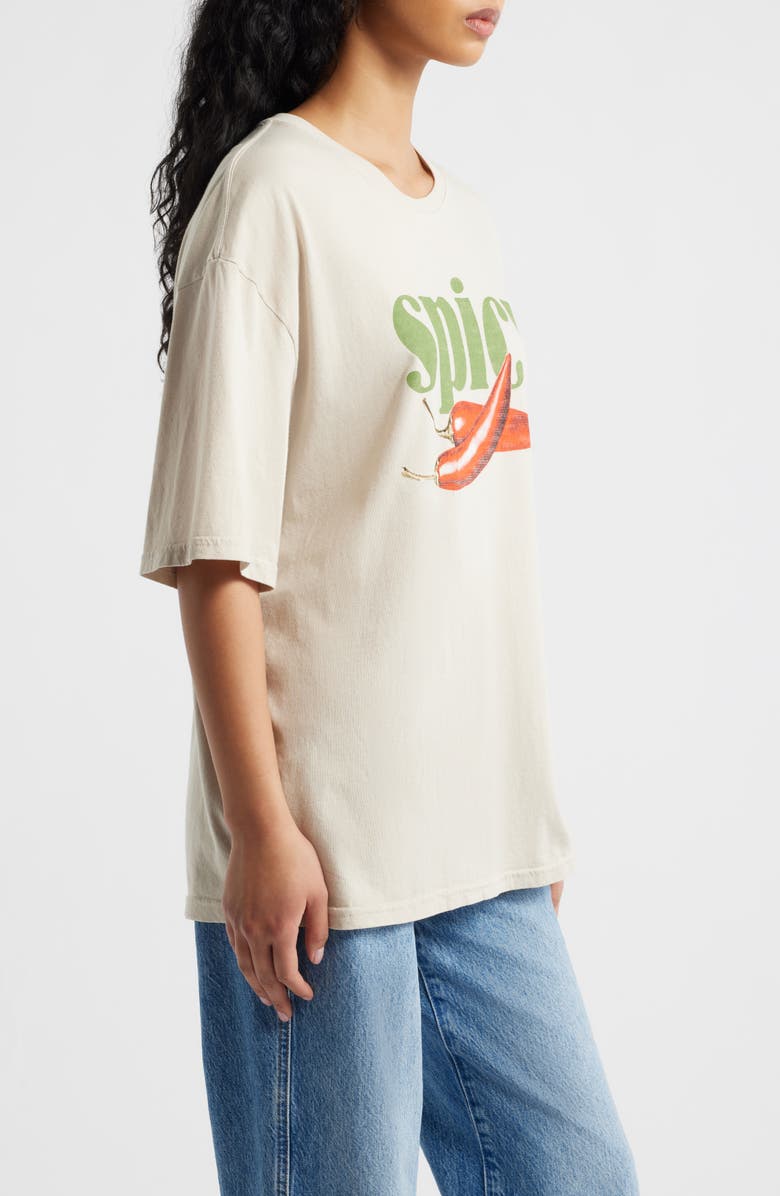 Junk Food Spicy Graphic T-Shirt, Alternate, color, Birch