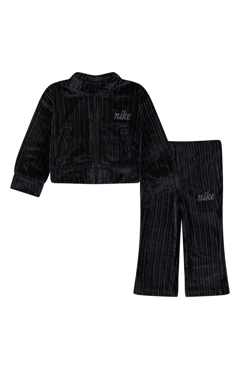 Nike Cozy Rib Track Set, Main, color, Black
