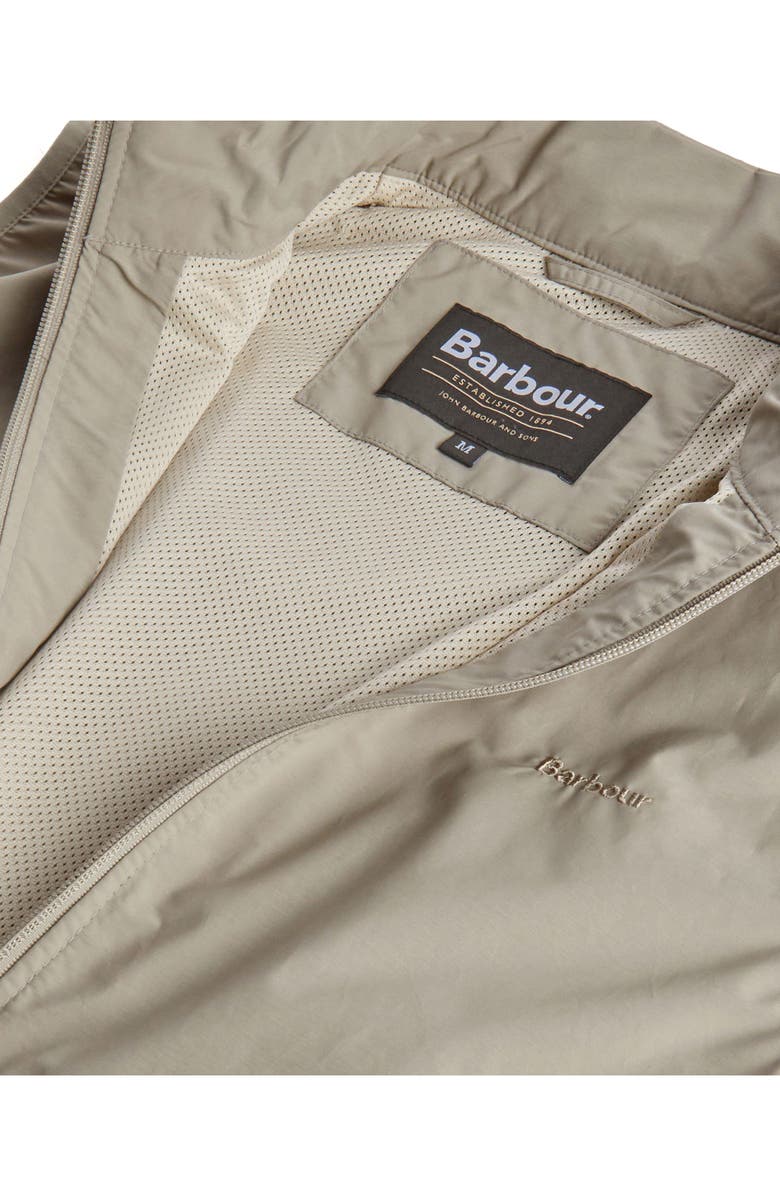 Barbour Rye Lightweight Zip Vest, Alternate, color, Concrete