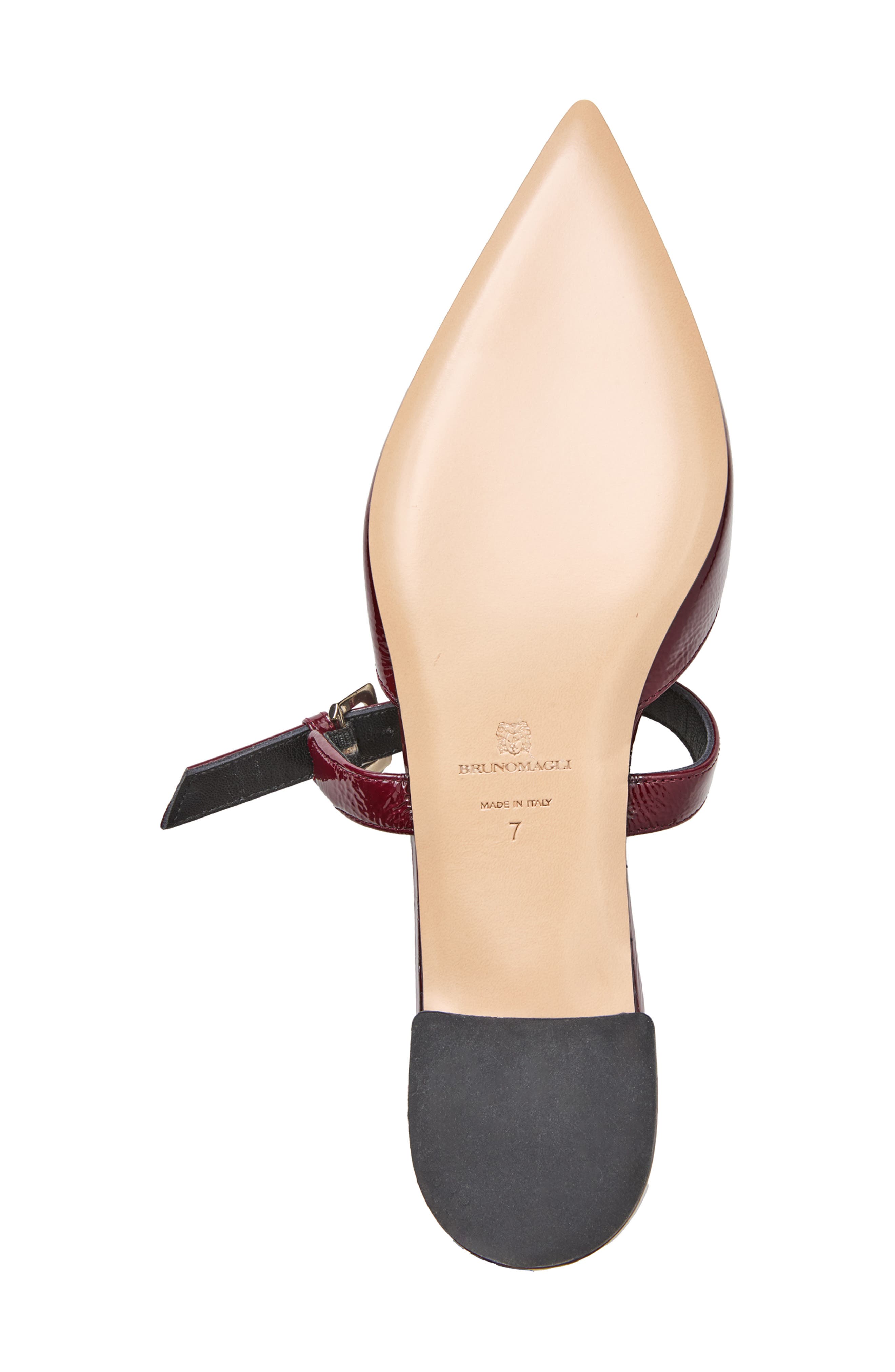 Bruno Magli Pasha Mule, Alternate, color, Bordeaux Patent