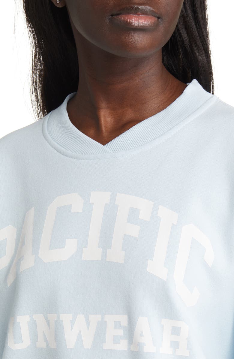 PacSun Butterfly Garden Cotton Blend Graphic Sweatshirt, Alternate, color, 