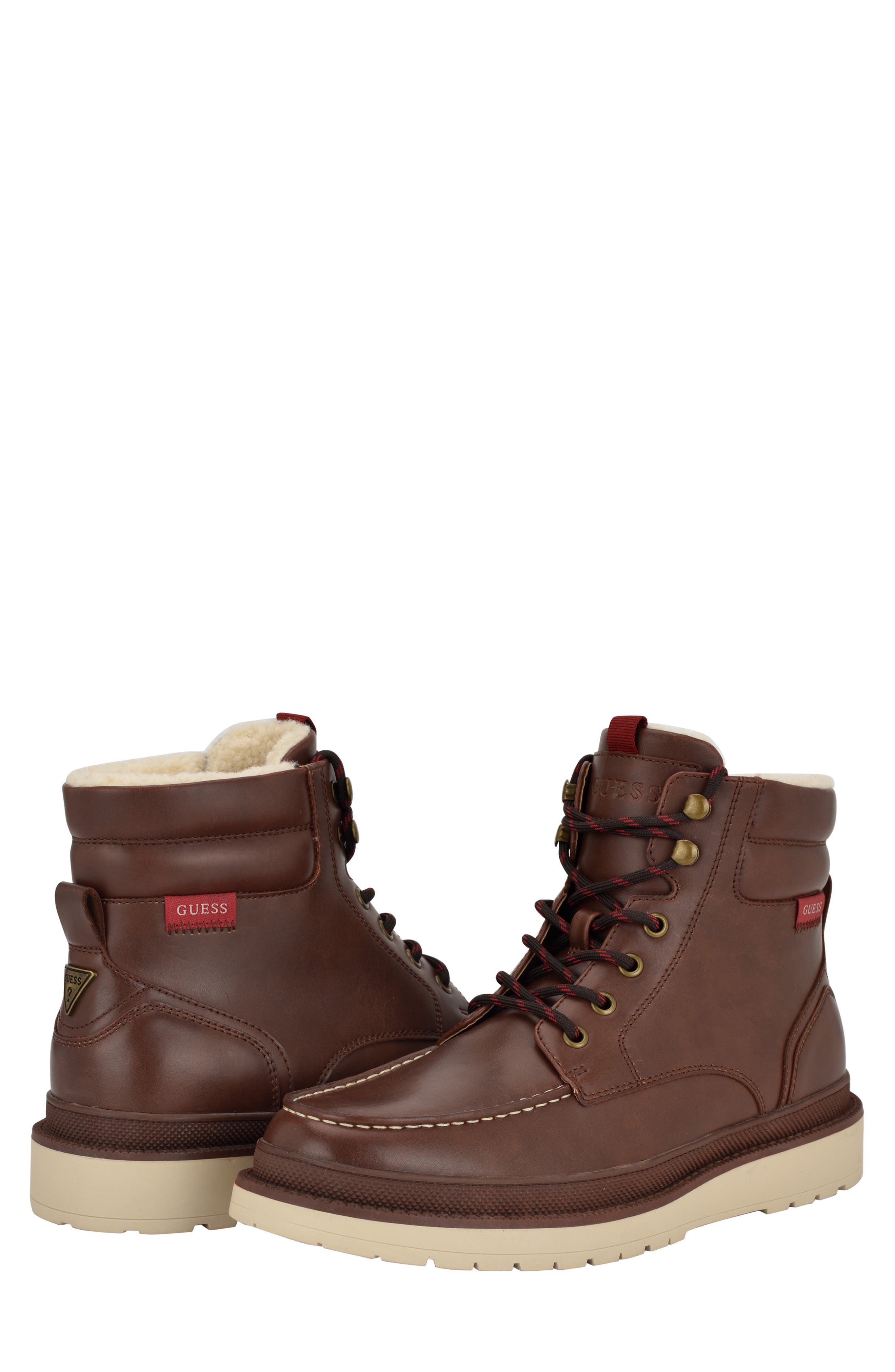 GUESS Chelsey Faux Fur Lined Boot, Alternate, color, 