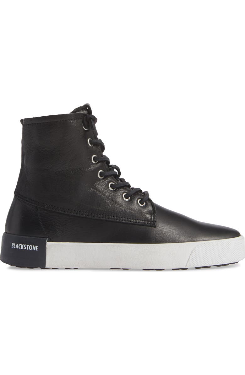 Blackstone QL41 High Top Sneaker with Genuine Shearling Lining, Alternate, color,