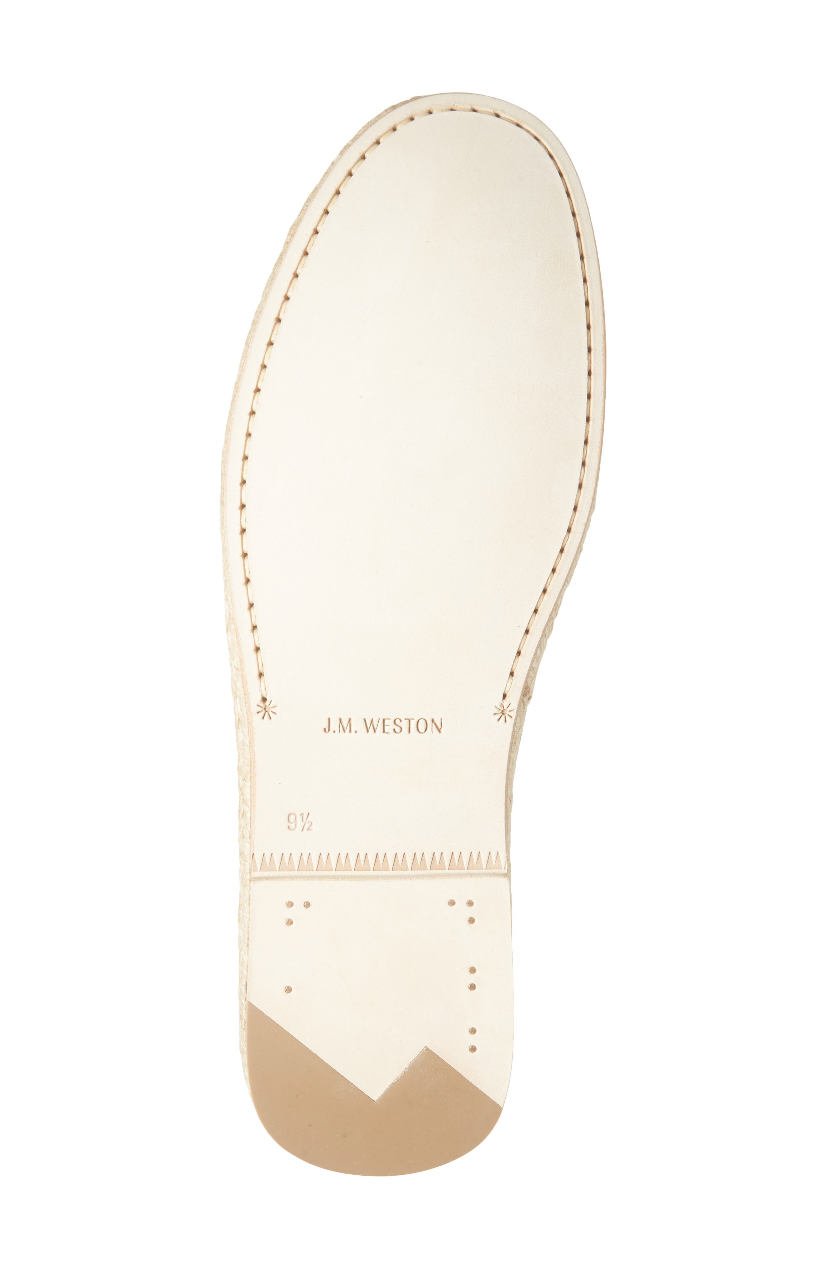 JM WESTON Uzes Espadrille Loafer, Alternate, color, Glazed Brown Suede