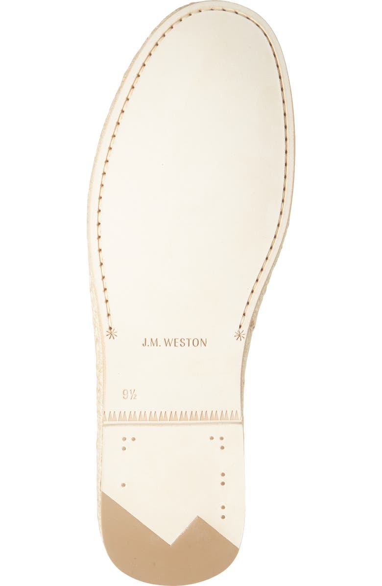 JM WESTON Uzes Espadrille Loafer, Alternate, color, Glazed Brown Suede